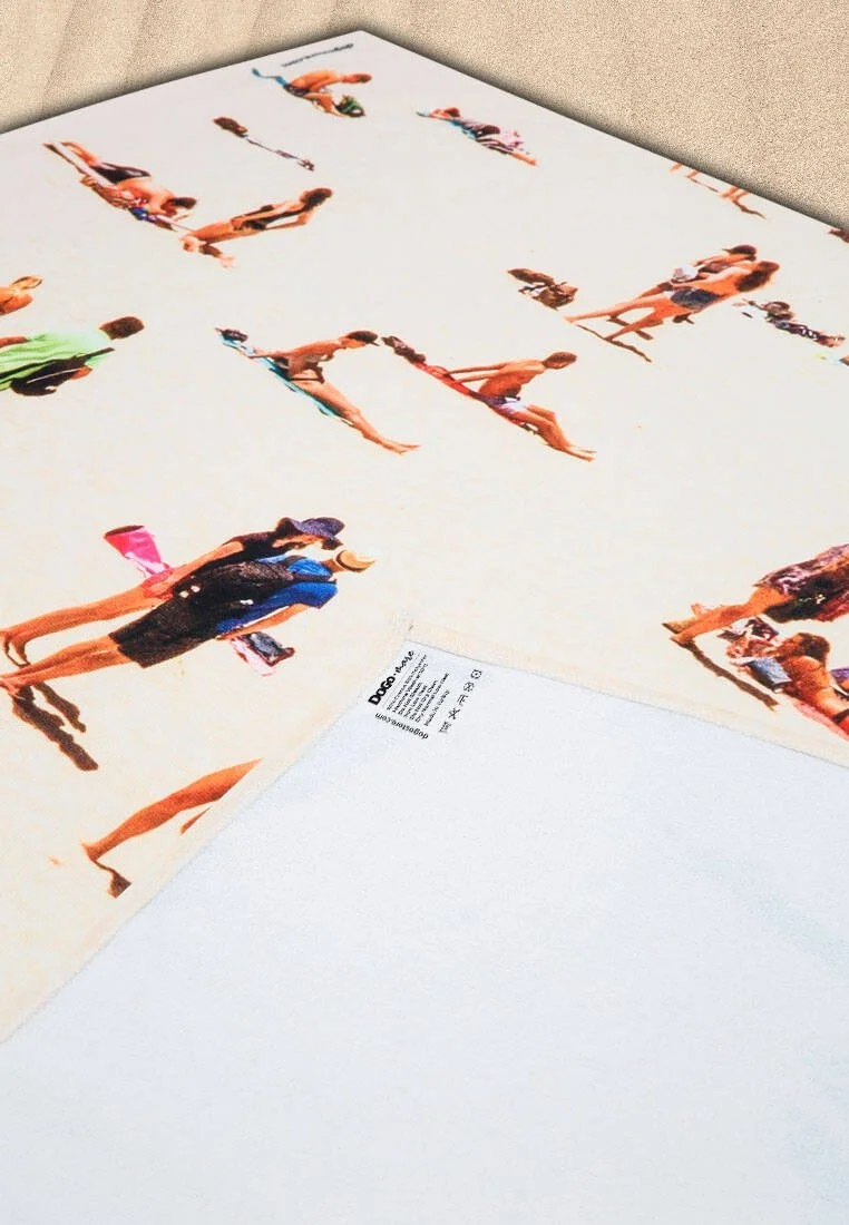 Unisex Multicolore Serviette de Plage - Beach People Motif
