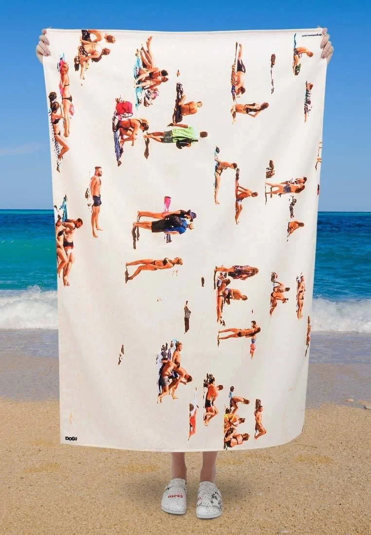 Unisex Multicolore Serviette de Plage - Beach People Motif