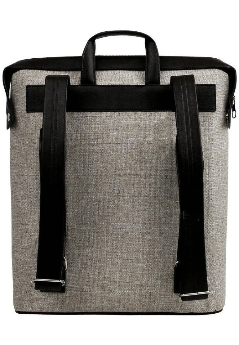 Unisex Vegan Gri Sırt Çantası - Take Me With You Tasarım