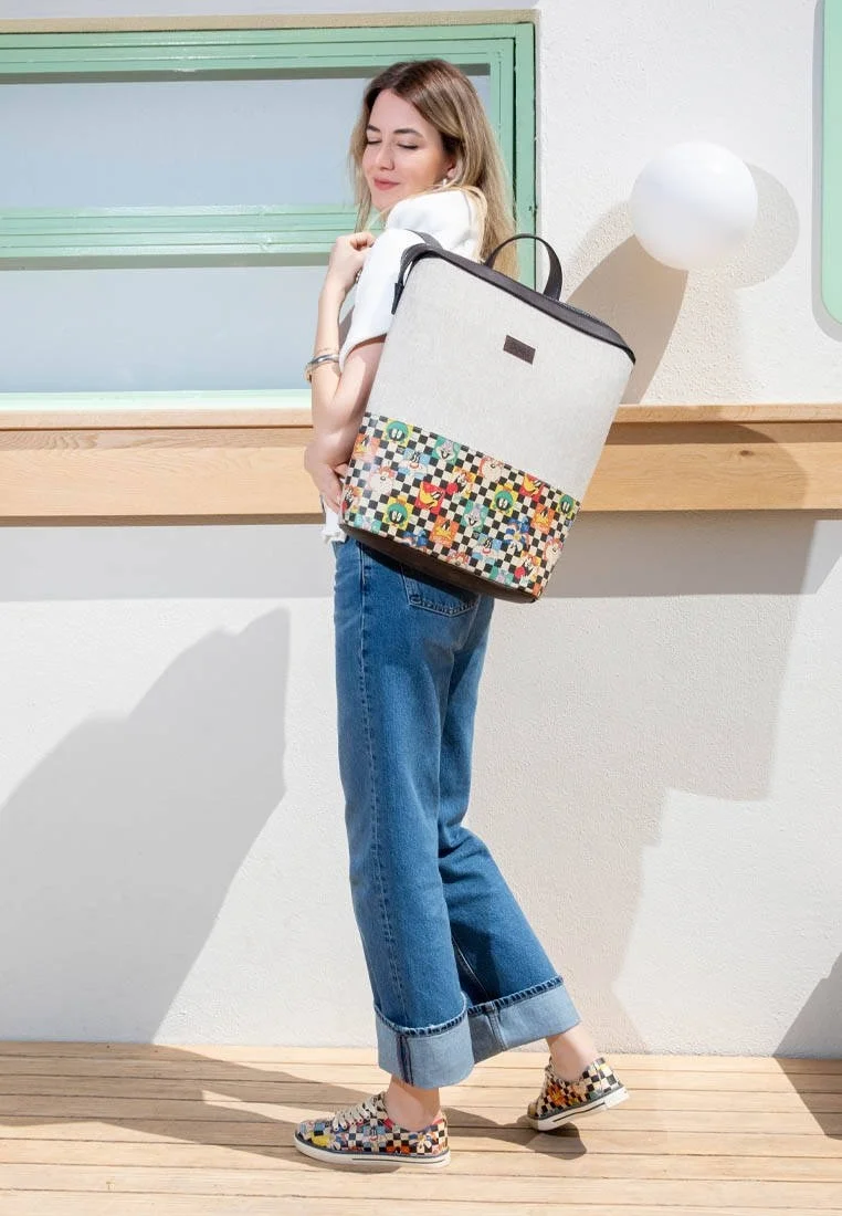 Unisex Vegan Gris Sac à dos - Warner Bros You're Despicable Motif