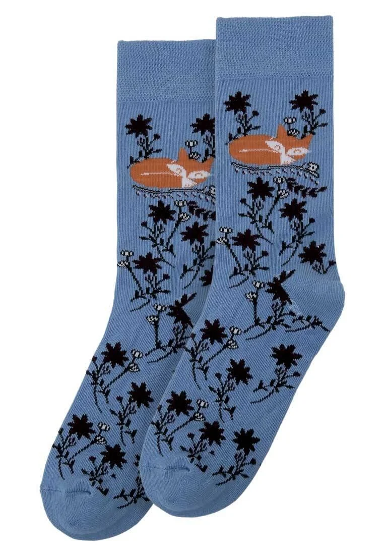 Unisex Vegan Purple Socks - Spirit Animal Design
