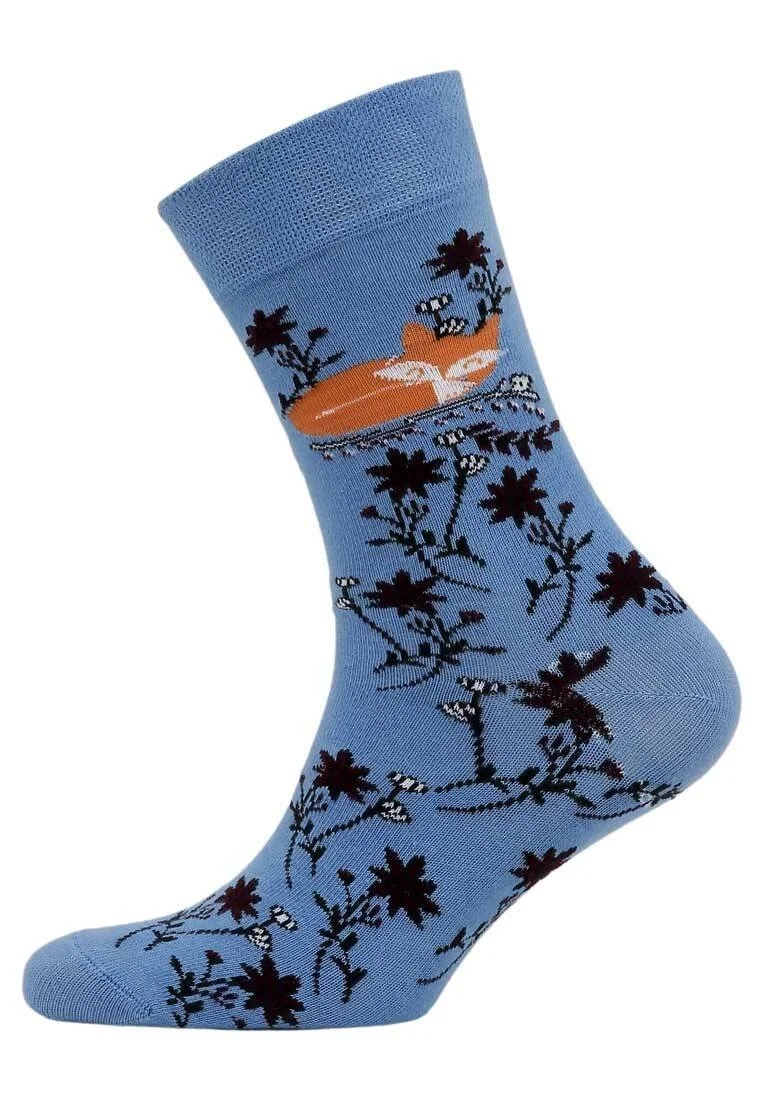 Unisex Vegan Purple Socks - Spirit Animal Design