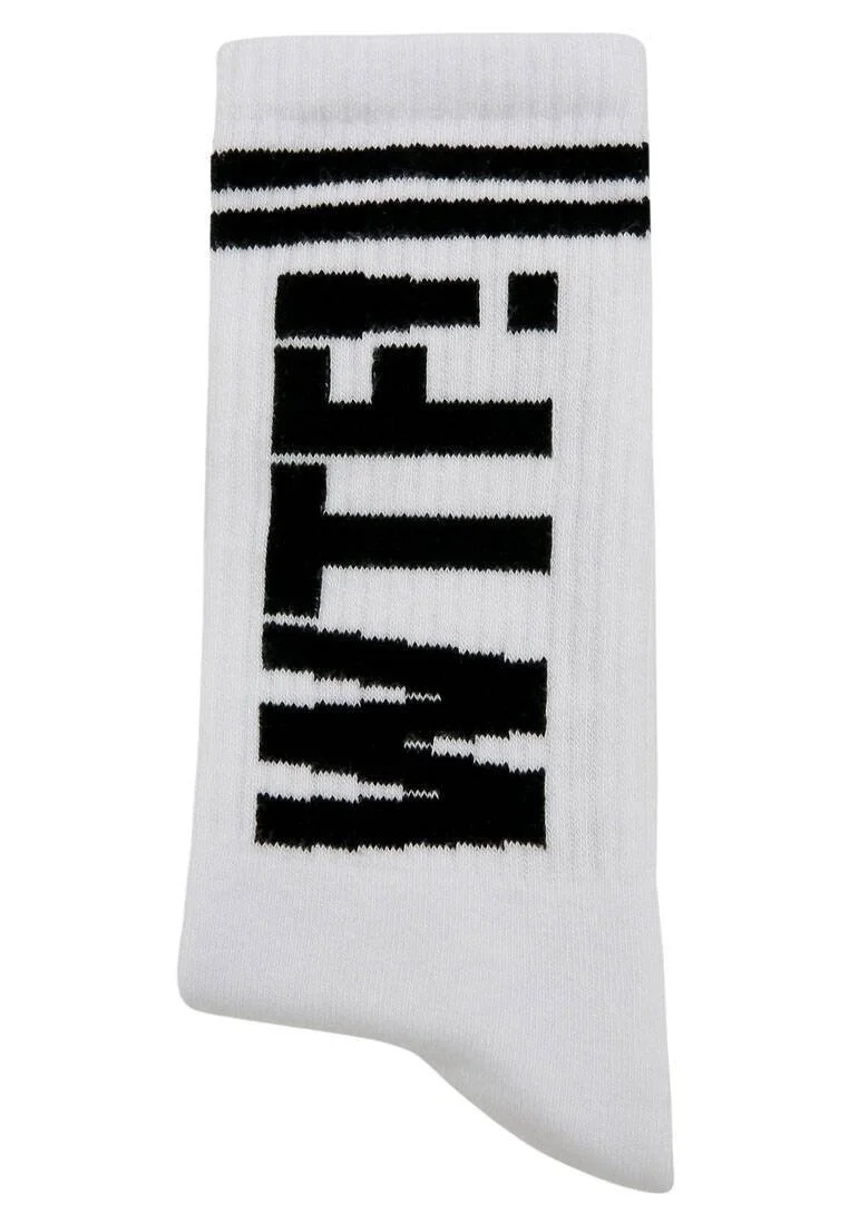 Unisex Vegan White Socks - WTF Design
