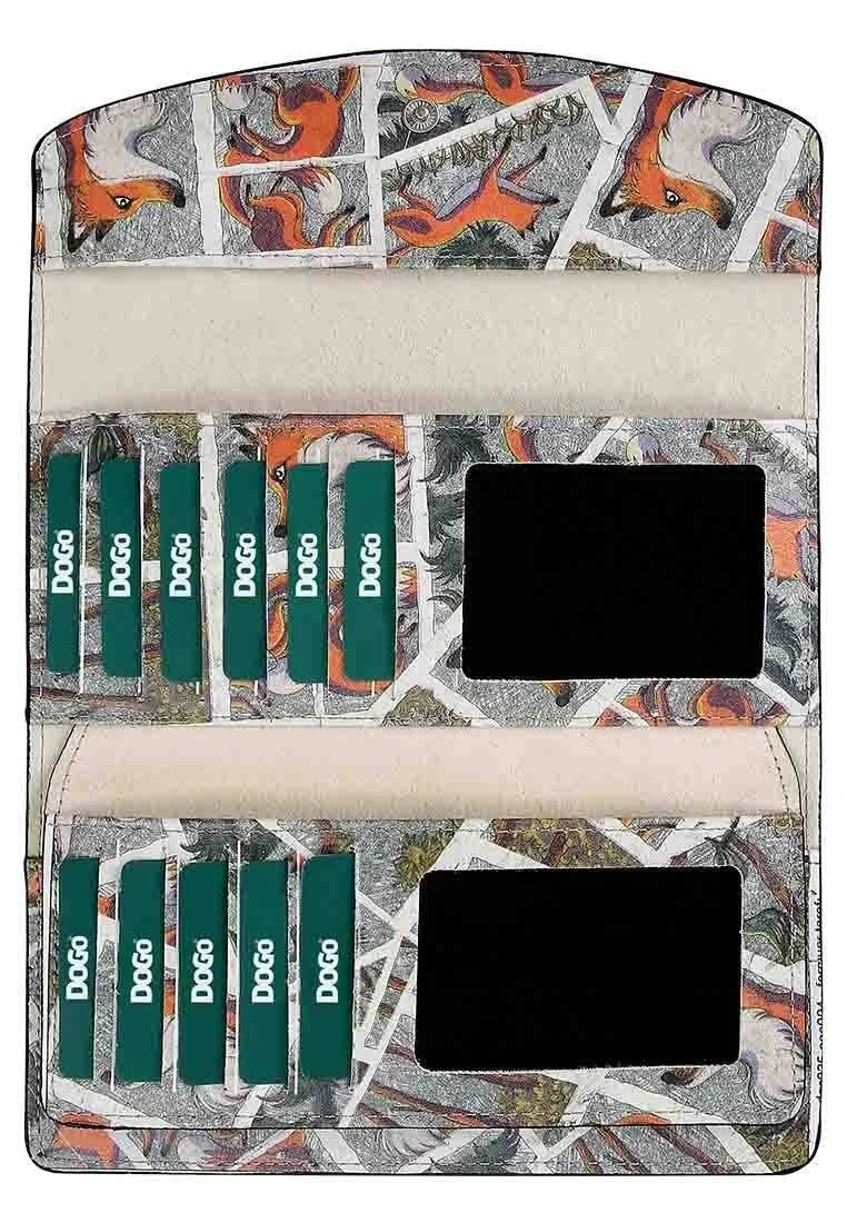 Women Gray Wallet - A Day of a Fox Design
