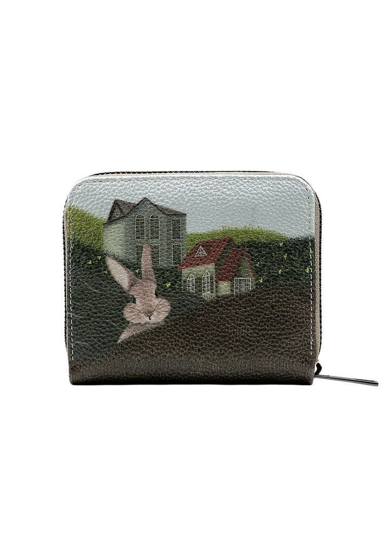 Women Green Wallet - Going on an Adventure Design