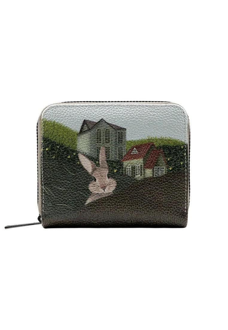 Women Green Wallet - Going on an Adventure Design
