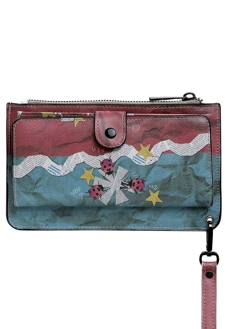Women Multicolor Wallet - Paper Animals Design