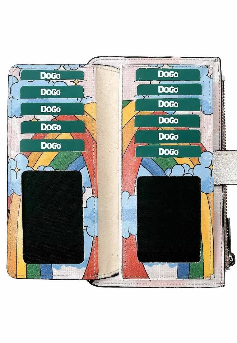 Women Multicolor Wallet - The Lucky Cat Design