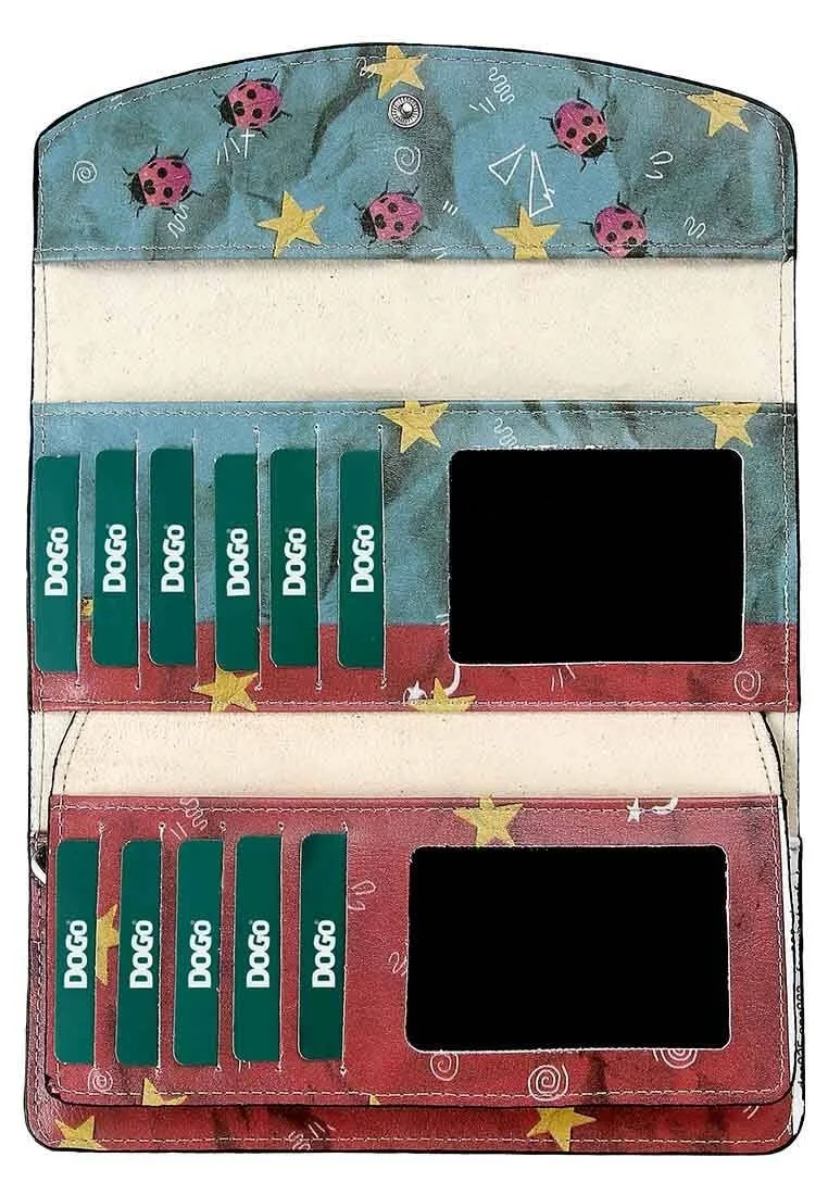 Women Multicolor Wallet - Paper Animals Design