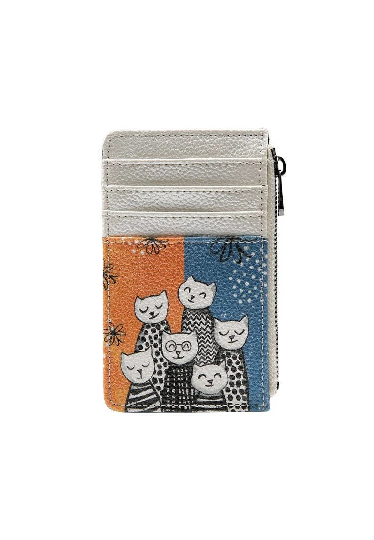 Women Multicolor Wallet - Family Portrait Design