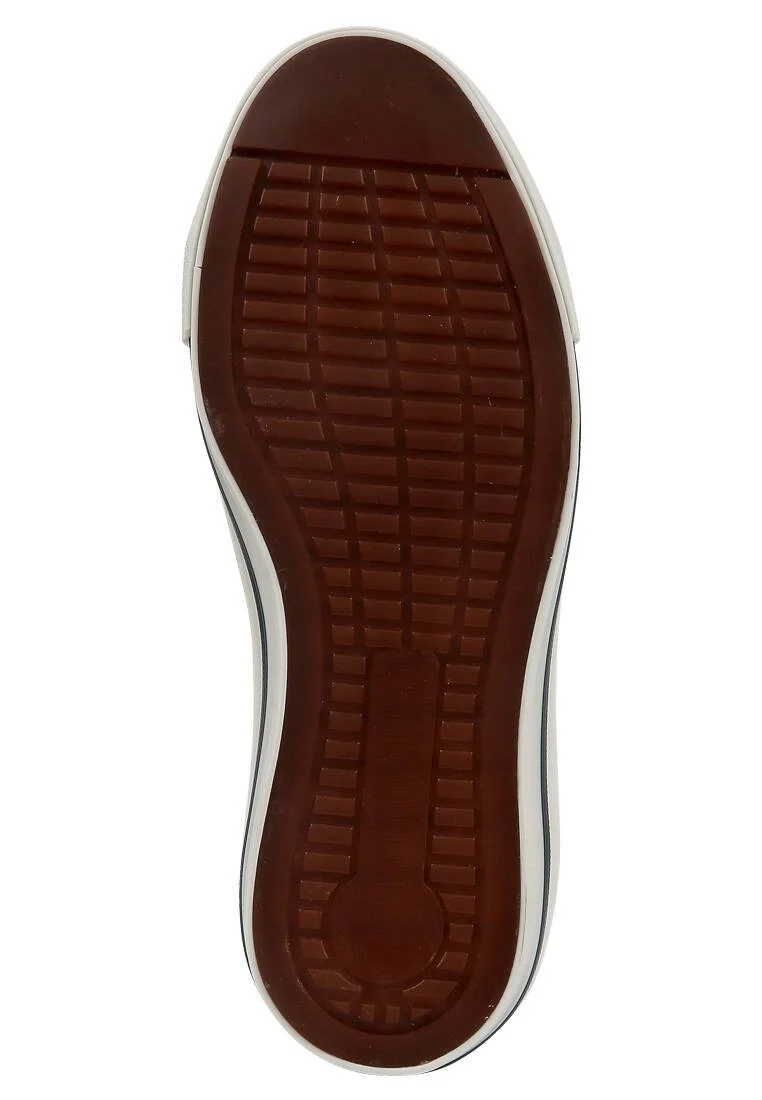 Women Vegan Brown High Sneakers - Camping Scooby Doo Design
