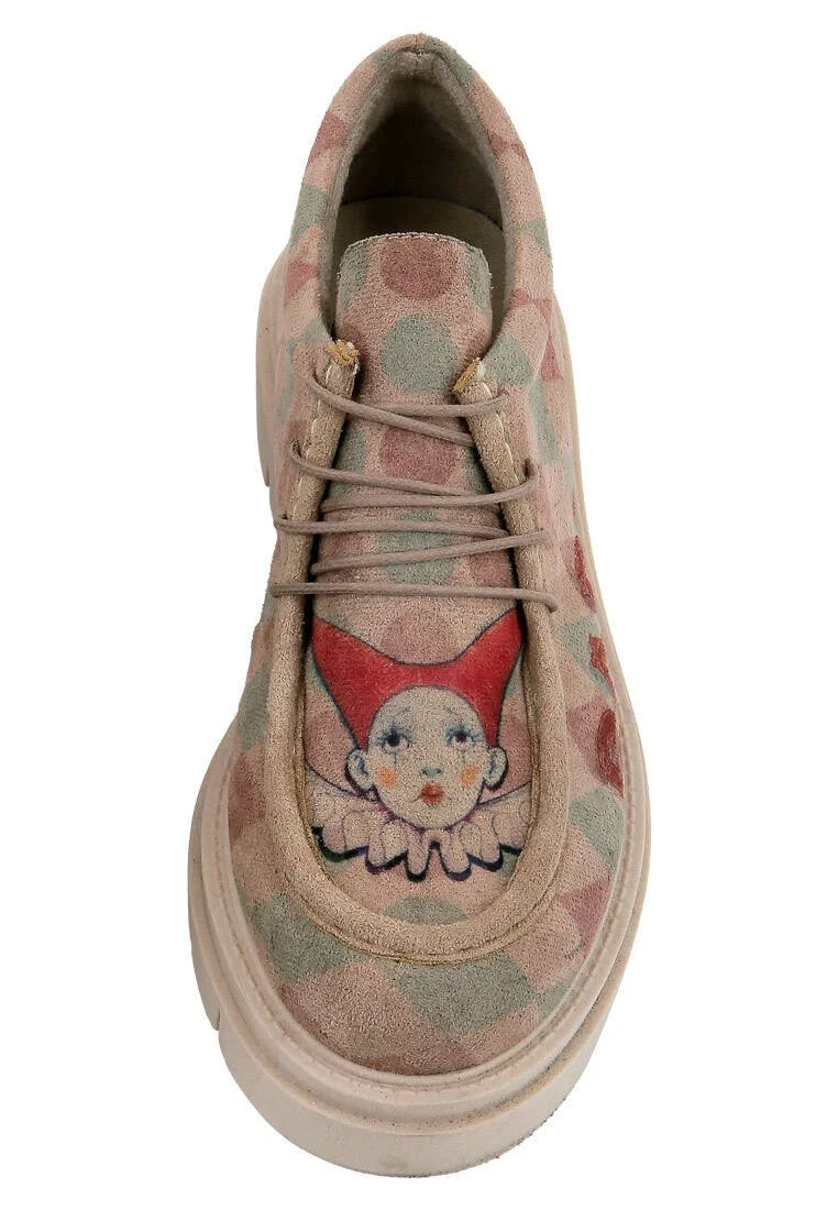Women Vegan Cream Loafers - Carnival Design