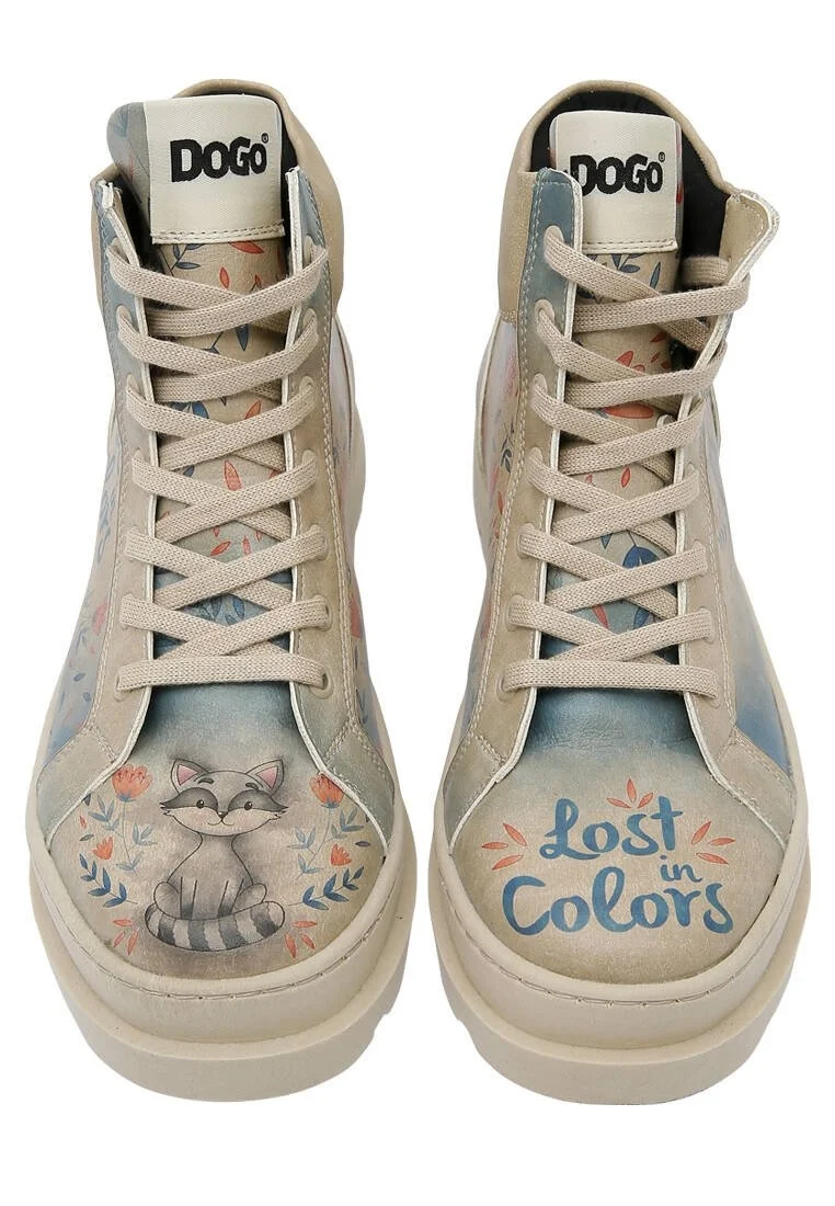 Women Vegan Leather Beige Boots - Lost in Colors Design