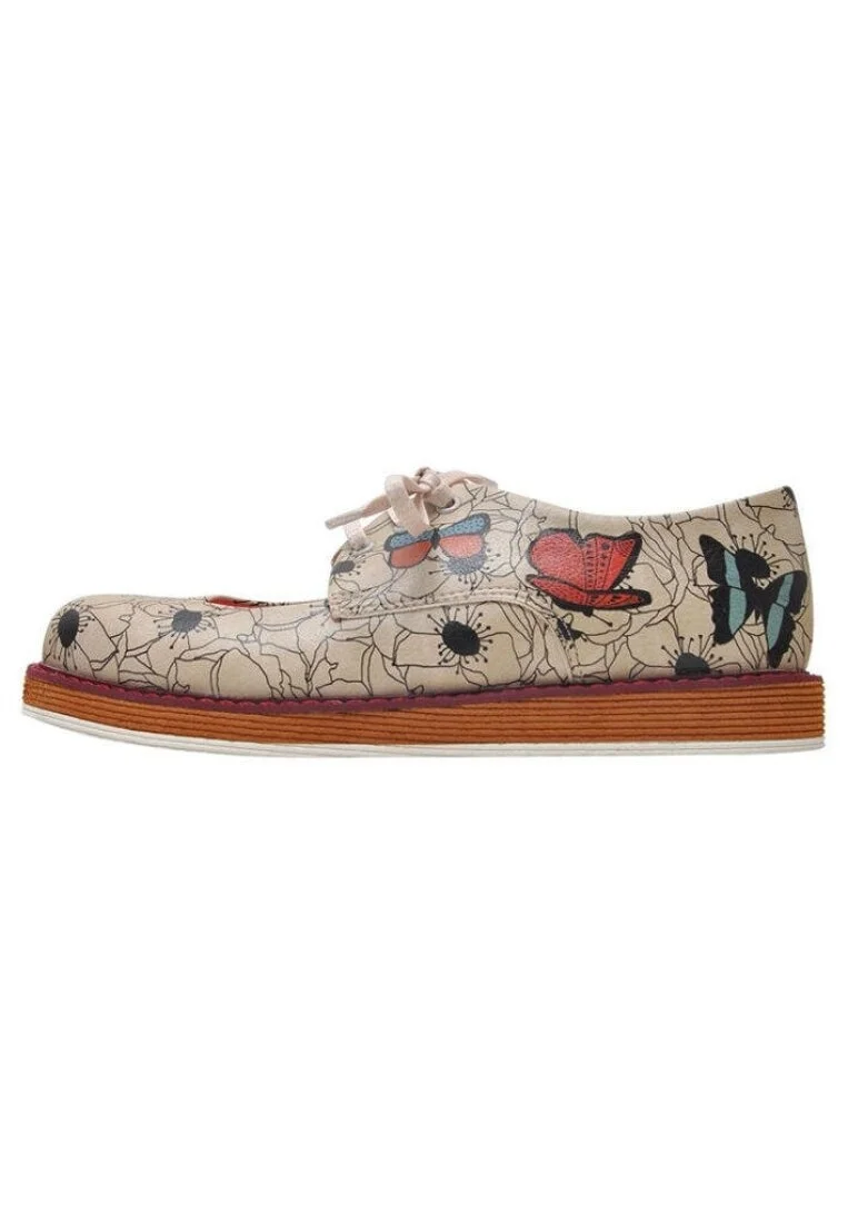 Women Vegan Leather Beige Sneakers - Believe in Yourself Design