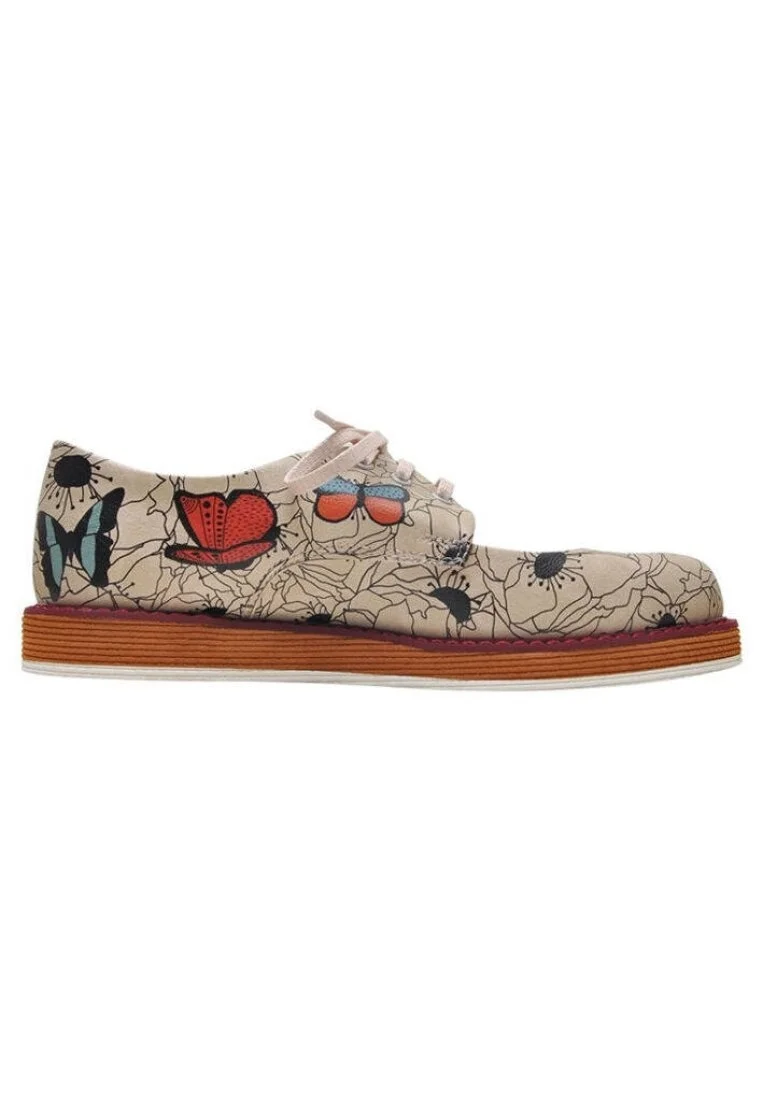 Women Vegan Leather Beige Sneakers - Believe in Yourself Design