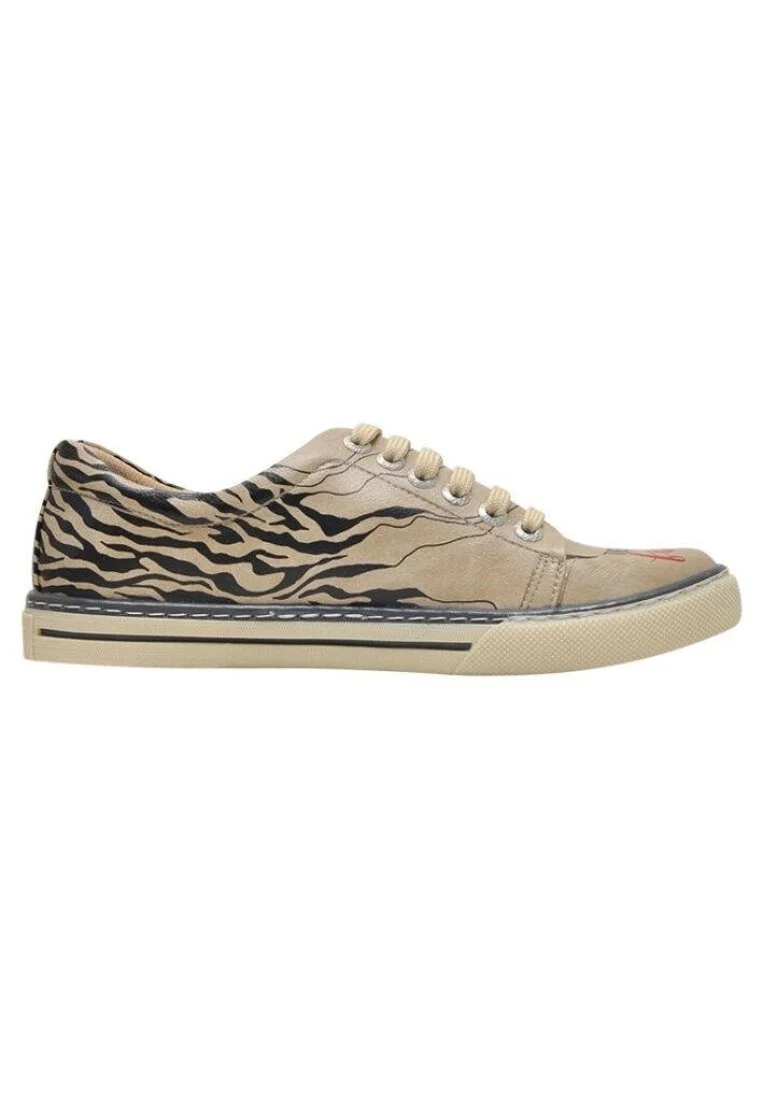 Women Vegan Leather Beige Sneakers - The Future is Female Design