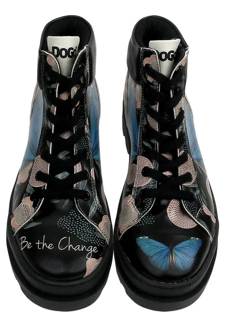 Women Vegan Leather Black Boots - Be the Change Design