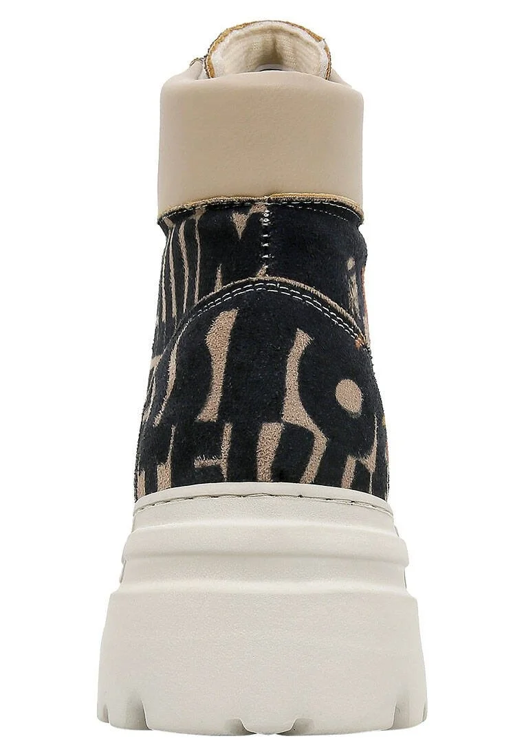 Women Vegan Leather Black Boots - Supper Design