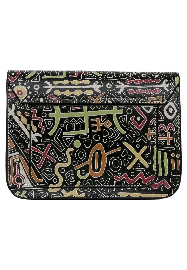 Women Vegan Leather Black Purse - Good Fortune Black Design