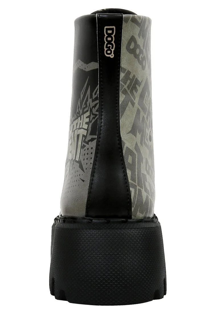 Women Vegan Leather Black Long Boots - Catch the Moment Design