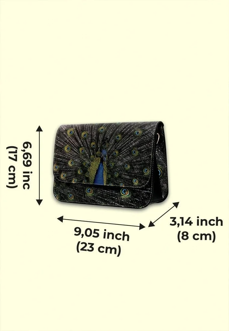 Women Vegan Leather Black Purse - All Beauty is in You Design
