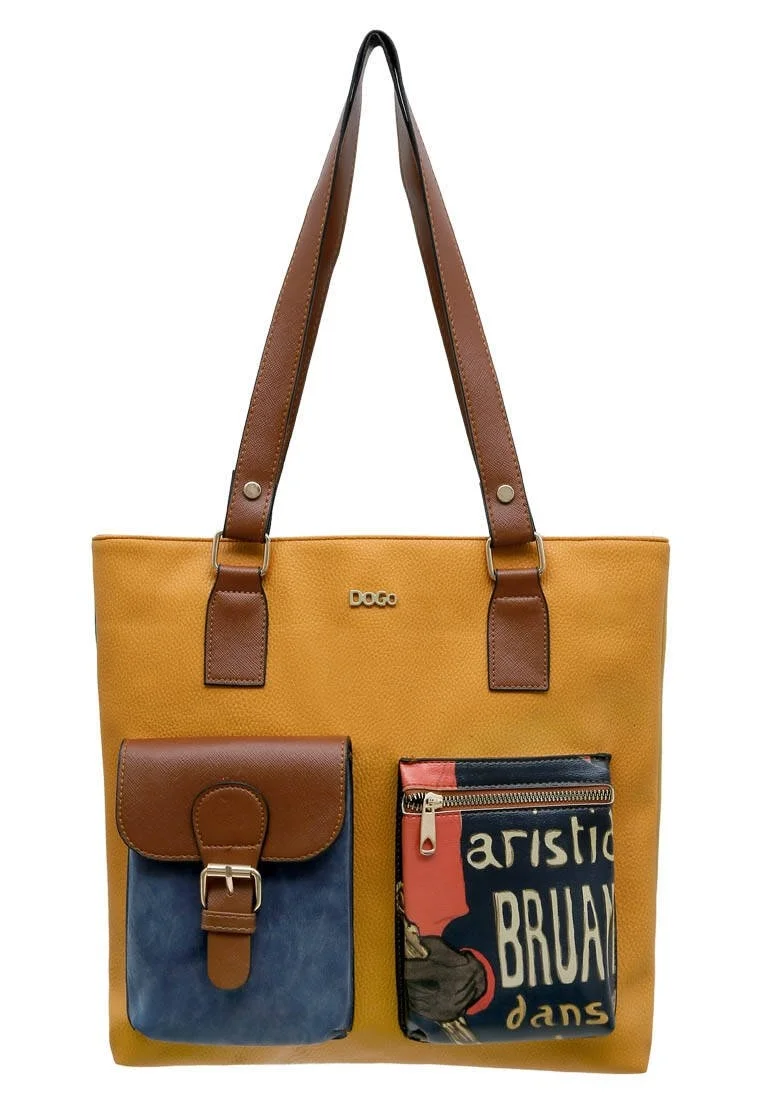 Women Vegan Leather Black Shoulder Bag - Ambassadeurs Design