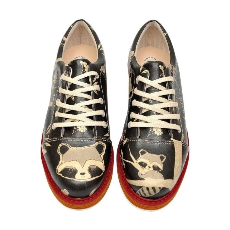 Women Vegan Leather Black Sneakers - Climb With Me Design