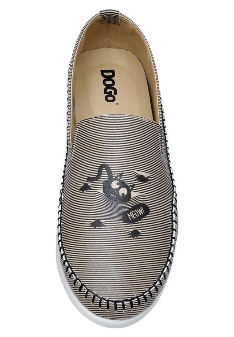 Women Vegan Leather Black Sneakers - Catline Design