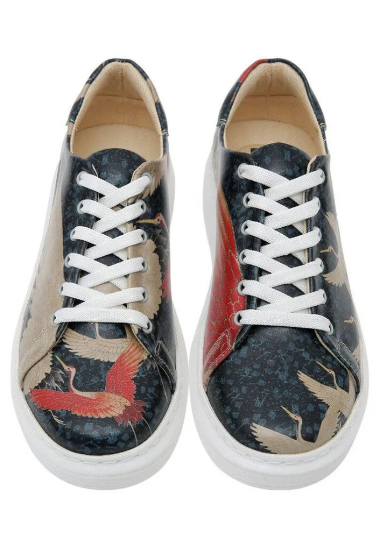Women Vegan Leather Black Sneakers - We Rise, We Heal Design