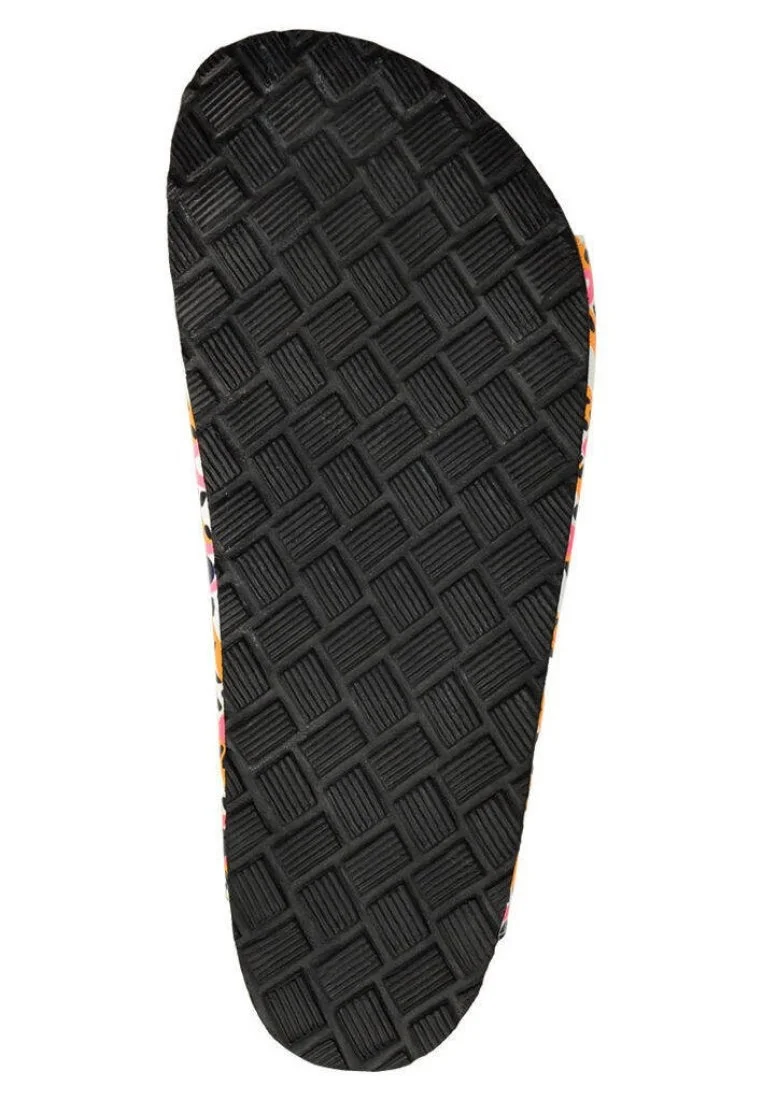 Women Vegan Leather Blue Slippers - Let's Swim Design