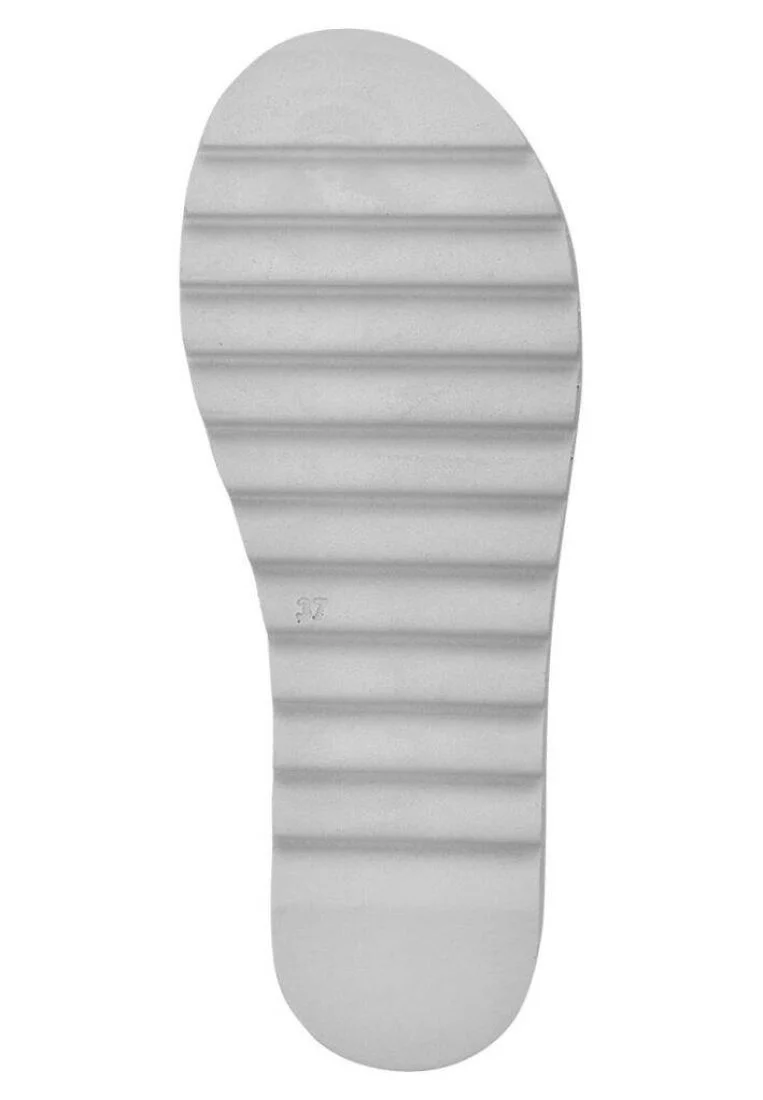 Women Vegan Leather Blue Wedge Sandals - Above The Clouds Design
