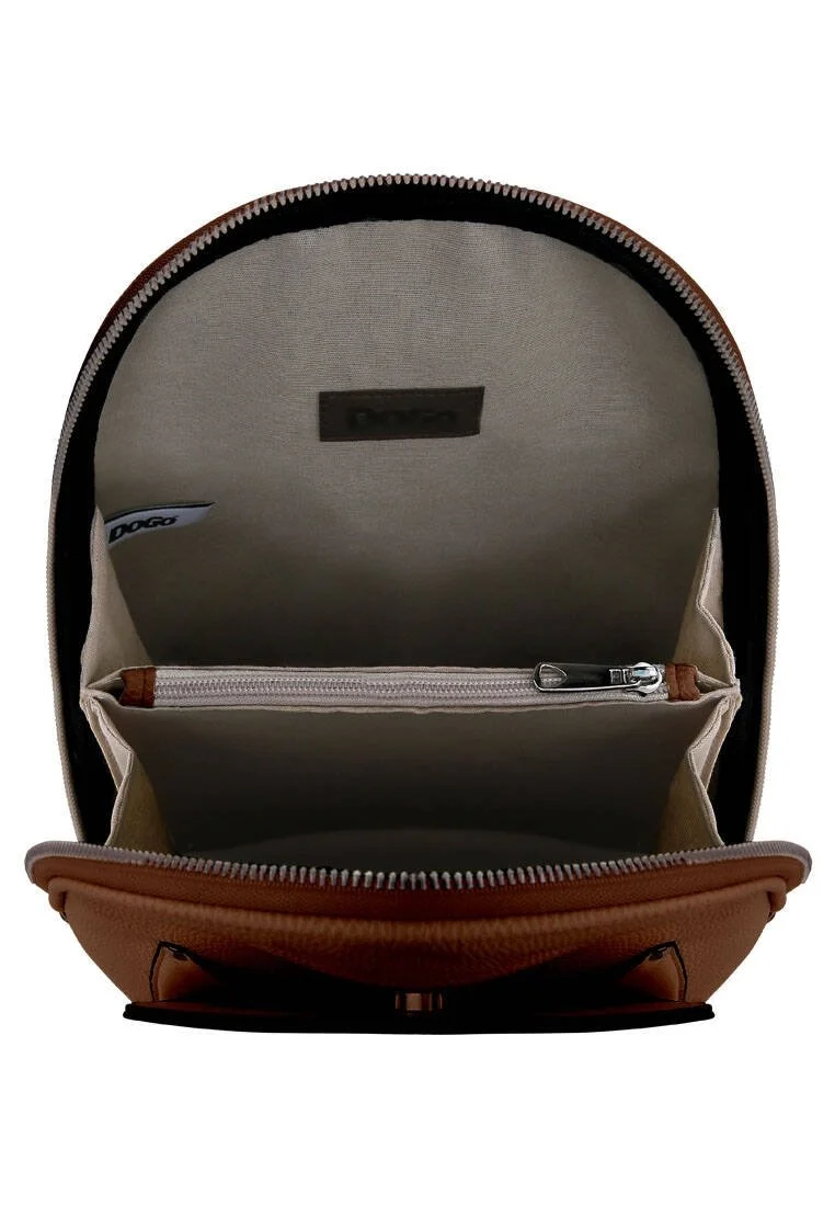 Women Vegan Leather Brown Backpack - Koala Hug (Taba) Design