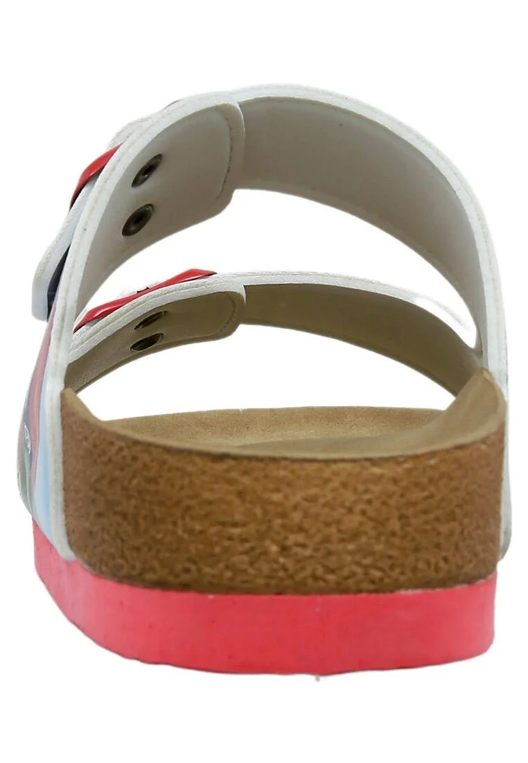 Women Vegan Leather Brown Slippers - Old Town Design