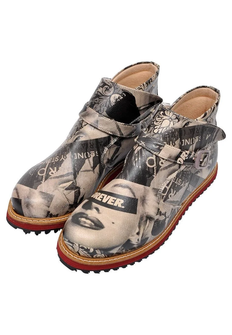 Women Vegan Leather Multicolor Chelsea Boot - Forever Design