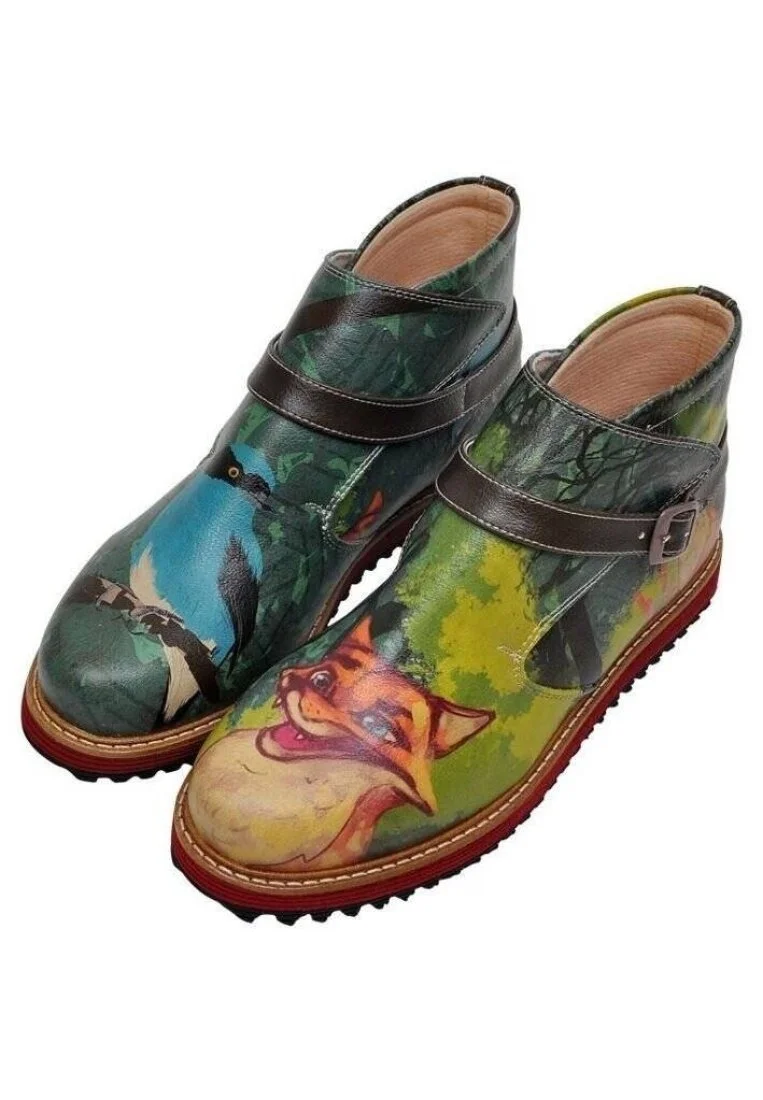 Women Vegan Leather Multicolor Chelsea Boot - Fox Design