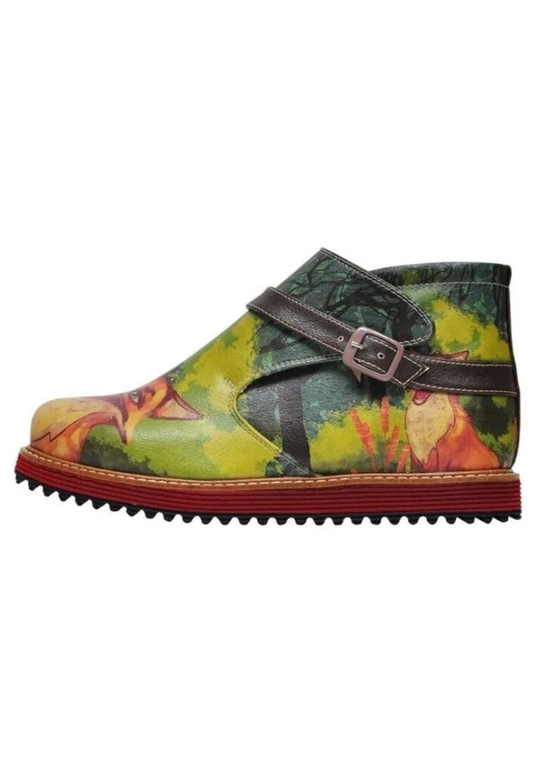 Women Vegan Leather Multicolor Chelsea Boot - Fox Design