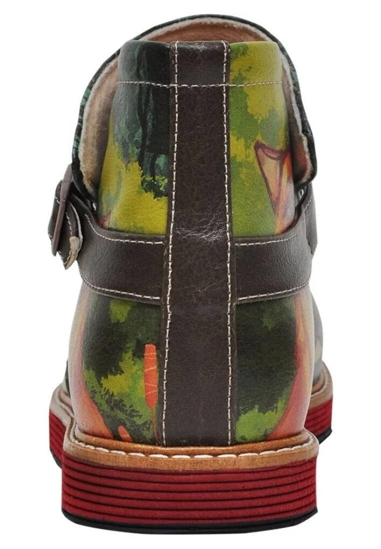 Women Vegan Leather Multicolor Chelsea Boot - Fox Design