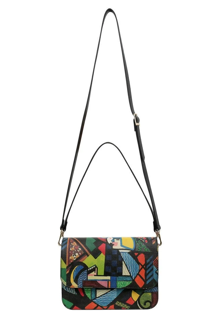 Women Vegan Leather Multicolor Clutch Bag - Want Some Color? Design