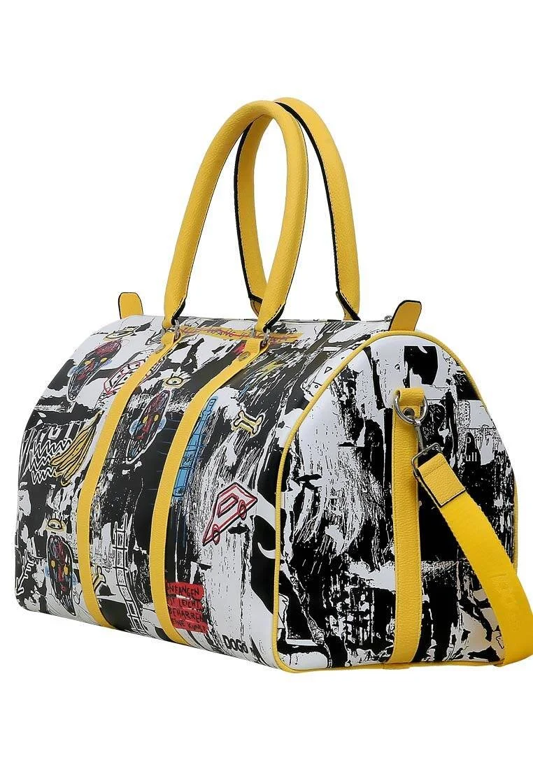 Dogo - Women Vegan Leather Multicolor Duffle Bag - Achso Design (1)