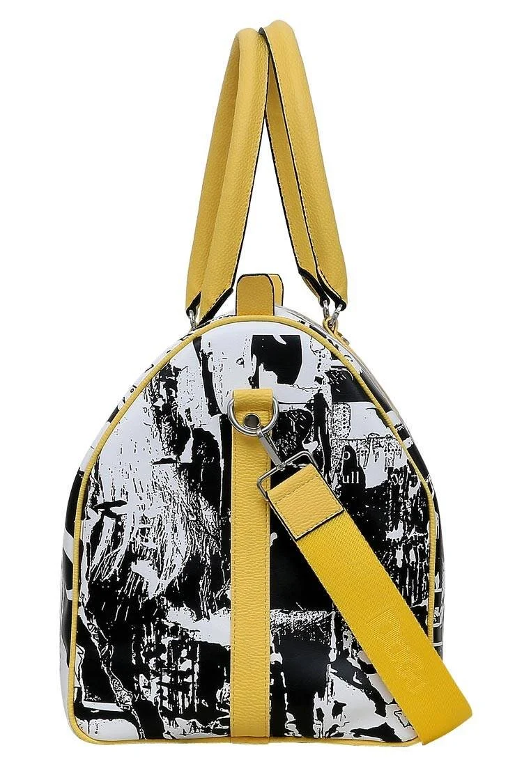 Women Vegan Leather Multicolor Duffle Bag - Achso Design Women Vegan Leather Multicolor Duffle Bag - Achso Design