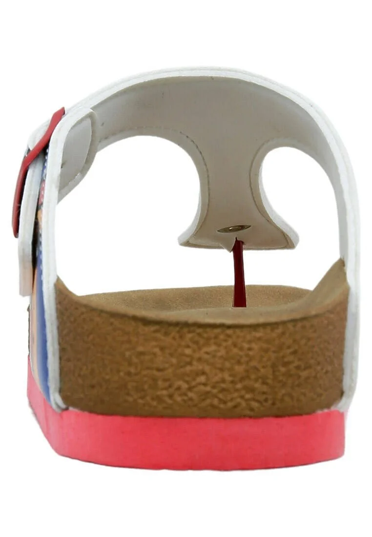 Women Vegan Leather Gray Slippers - Cubic Faces Design