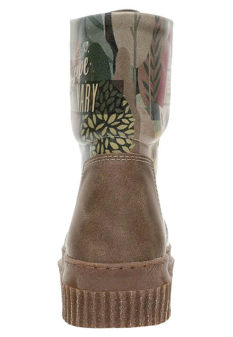 Women Vegan Leather Green Long Boots - Escape the Ordinary Design
