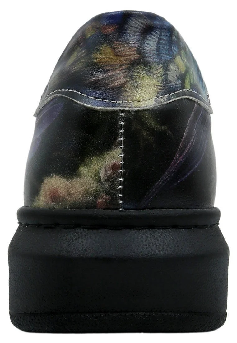 Women Vegan Leather Black Sneakers - Magnificent Design