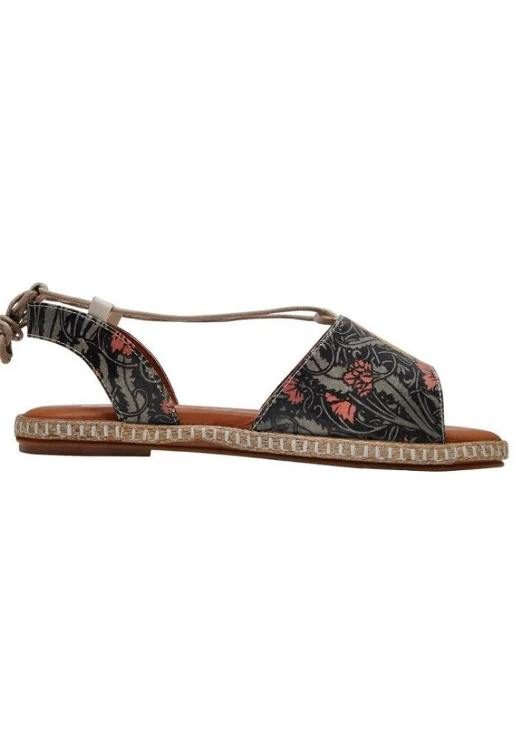 Women Vegan Leather Multicolor Lace Up Sandals - Victor Bicycles Design