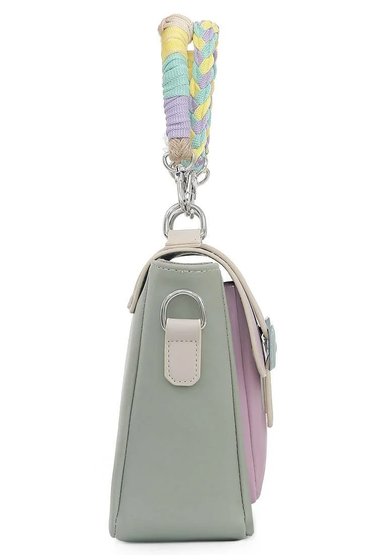 Women Vegan Leather Lilac Purse - Paw Lucky Design