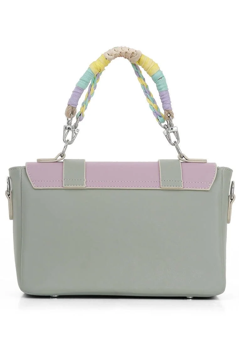 Women Vegan Leather Lilac Purse - Paw Lucky Design