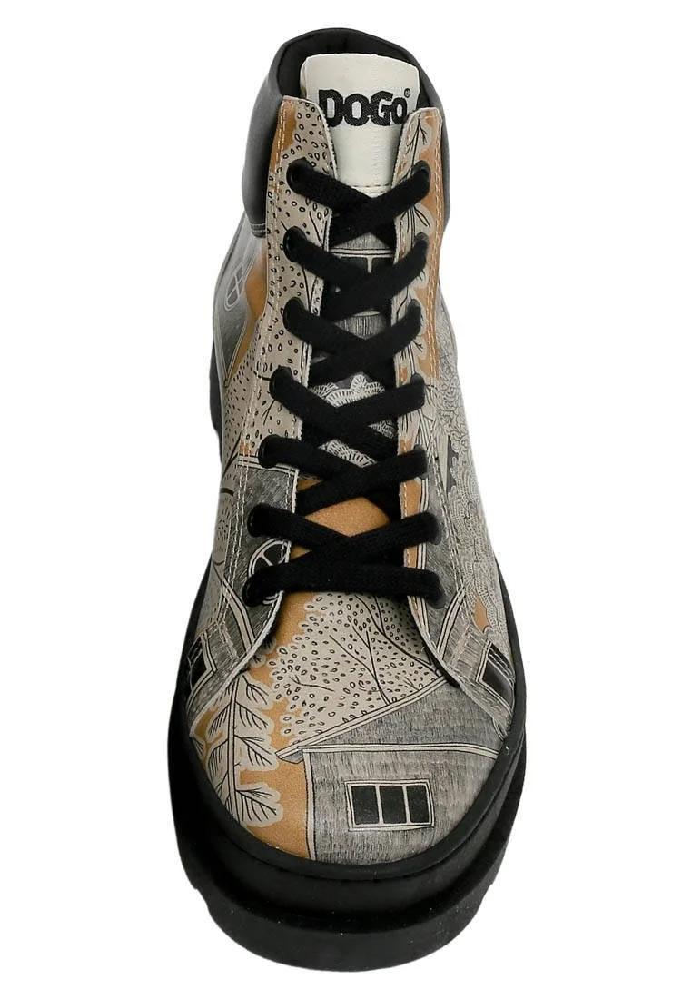 Women Vegan Leather Multicolor Ankle Boots - There You Are Design