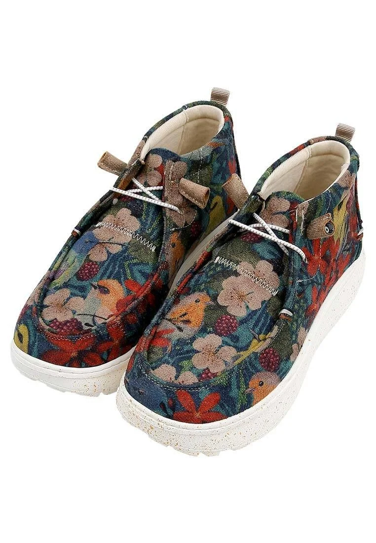 Women Vegan Leather Multicolor Boots - Fly Anywhere Design