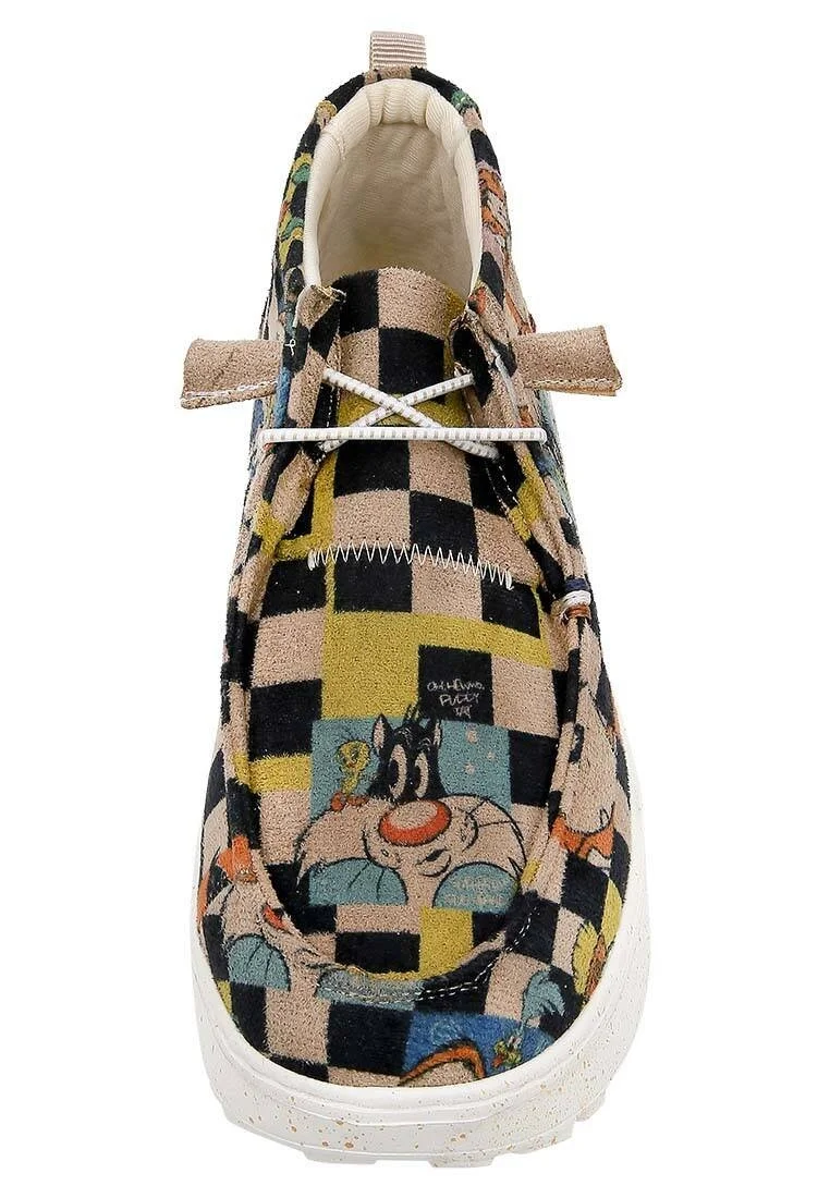 Women Vegan Leather Multicolor Boots - Warner Bros Despicable Design