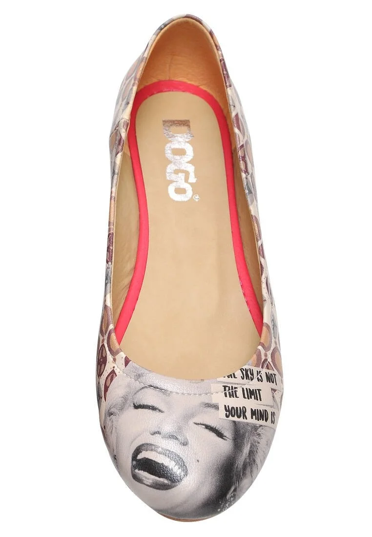 Women Vegan Leather Multicolor Flat Shoes - Your Mind Design